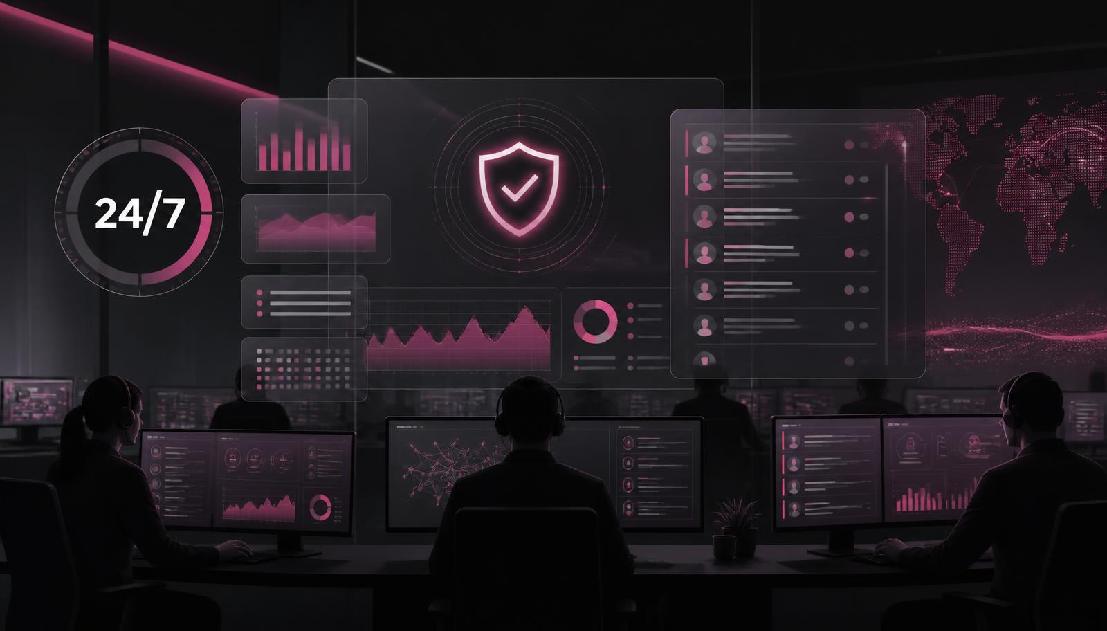 24/7 managed IT operations centre monitoring South African business systems